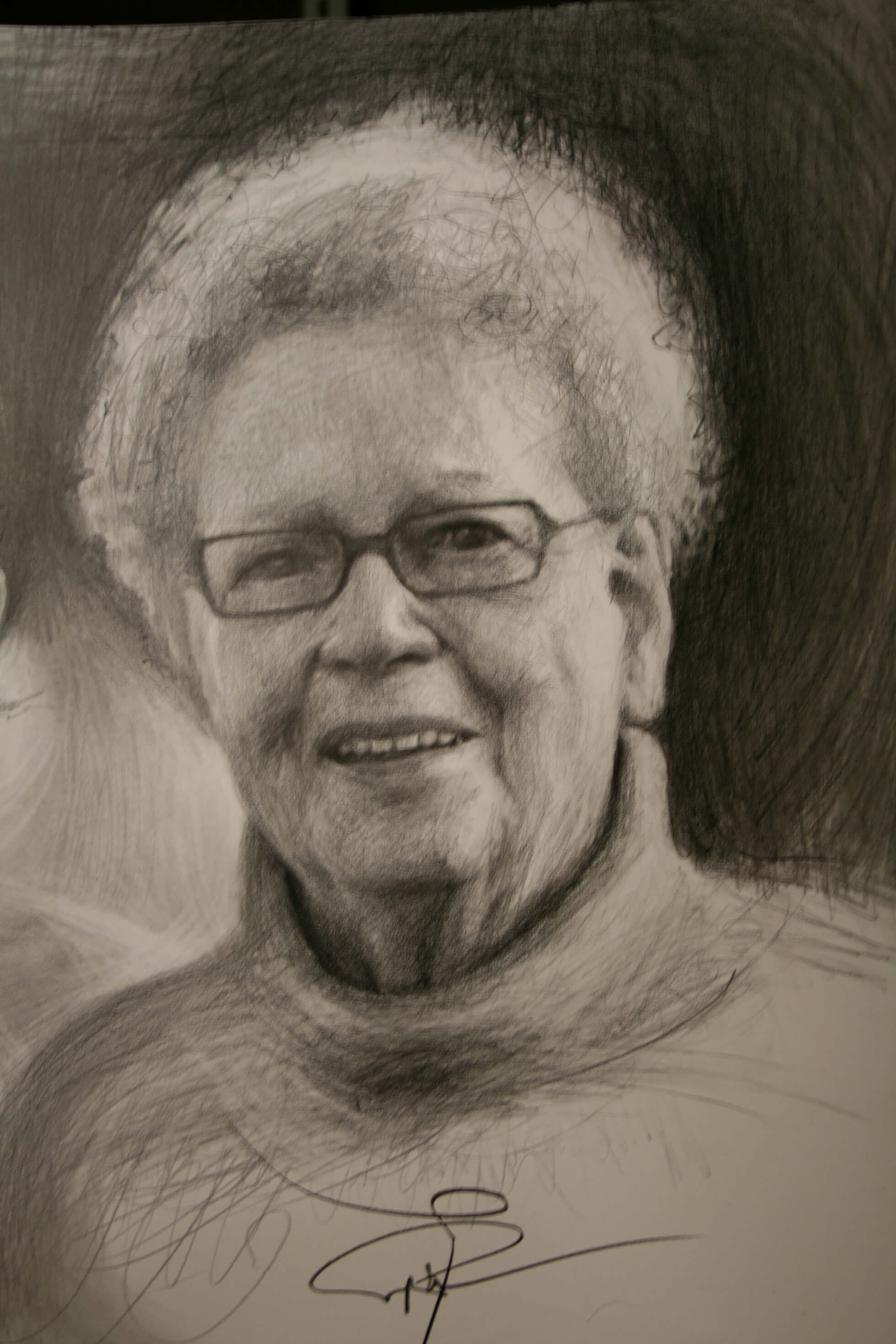 Portrait, Fr. Müller, 2011, Auftragsarbeit